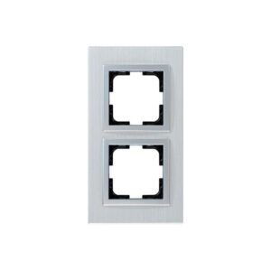 ΠΛΑΙΣΙΟ 2 ΘΕΣΕΩΝ ΑΛΟΥΜΙΝΙΟ ΑΣΗΜΙ EUROLAMP – 152-10851