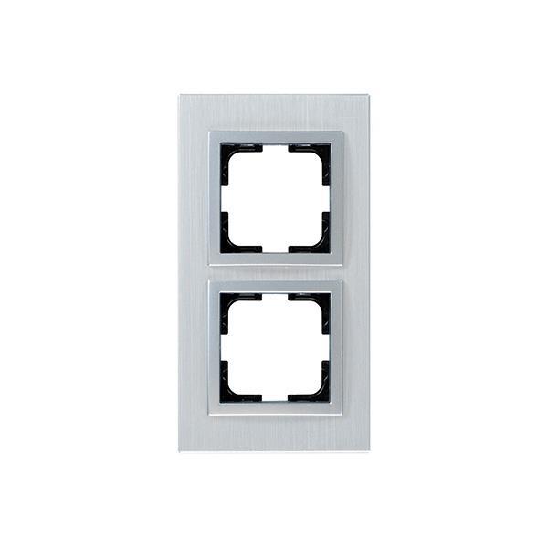 ΠΛΑΙΣΙΟ 2 ΘΕΣΕΩΝ ΑΛΟΥΜΙΝΙΟ ΑΣΗΜΙ EUROLAMP – 152-10851