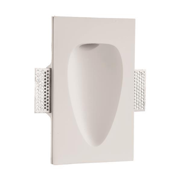 ΣΠΟΤ ΓΥΨΙΝΟ ΠΑΡΑΛΛΗΛΟΓΡΑΜΜΟ 1W LED CREE 230x145x50 PRO EUROLAMP 147-53208