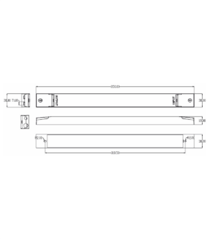 Τροφοδοτικό Dimmable Dali για LED 100W 24V Μεταλλικό CUBALUX – CL70-0012