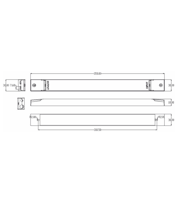 Τροφοδοτικό Dimmable Dali για LED 100W 24V Μεταλλικό CUBALUX – CL70-0012