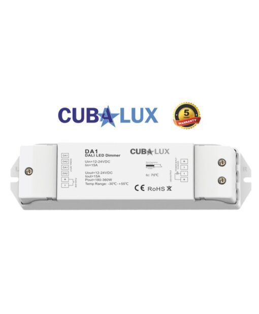 LED Controller Dimmer Dali – Push Button  15A 12/24Vdc  CUBALUX CL13-0942