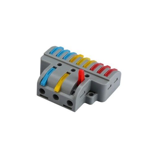 ΚΛΕΜΜΑ ΑΝΤΑΠΤΟΡΑΣ ΤΡΙΠΟΛΙΚΗ 3/9 ΘΕΣΕΩΝ 0,20-2,5mm 32Α 250V EUROLAMP – 147-11069