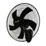 ΑΝΕΜΙΣΤΗΡΑΣ ΤΟΙΧΟΥ ΜΑΥΡΟΣ ΜΕ ΚΟΝΤΡΟΛ Φ50 60W EUROLAMP – 300-23508