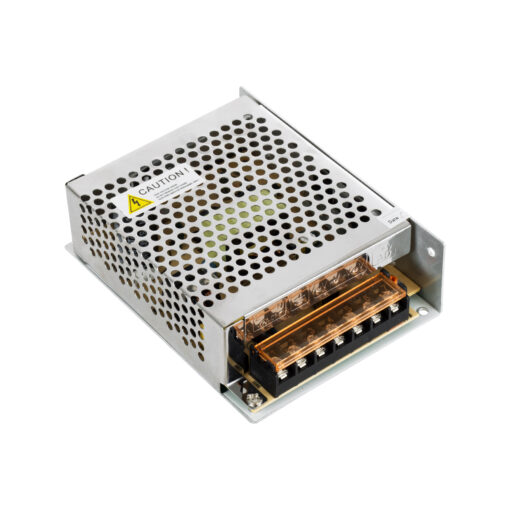 GloboStar® 73043 Μεταλλικό Τροφοδοτικό PELV για Προϊόντα LED 120W 5A – AC 220-240V σε DC 24V – IP20 L13 x W10 x H4cm – 3 Years Warranty