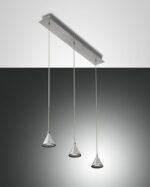 Κρεμαστό Φωτιστικό   Fabas Luce Delta LED 24W  Αλουμίνιο Dimmable  2260lm Θερμό 3000K – 3443-47-212