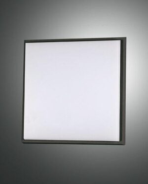 Φωτιστικό Οροφής  Fabas Luce Desdy LED 23W  Μαύρο  IP54 2700lm Θερμό 3000K – 3314-61-101