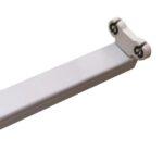 ΦΩΤΙΣΤΙΚΟ ΜΕΤΑΛΛΙΚΟ ΚΕΝΟ SLIM ΓΙΑ LED TUBE 2Χ0.60m EUROLAMP 147-56553