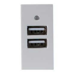 ΠΡΙΖΑ ΜΟΝΗ ΜΕ 2 USB 5V 2X2,2A EUROLAMP – 160-16007