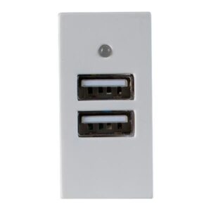 ΠΡΙΖΑ ΜΟΝΗ ΜΕ 2 USB 5V 2X2,2A EUROLAMP – 160-16007