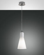 Κρεμαστό Φωτιστικό   Fabas Luce Diana E27 Χρώμιο     – 2753-40-138