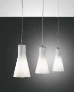 Κρεμαστό Φωτιστικό   Fabas Luce Diana 3X E27 Χρώμιο     – 2753-47-138