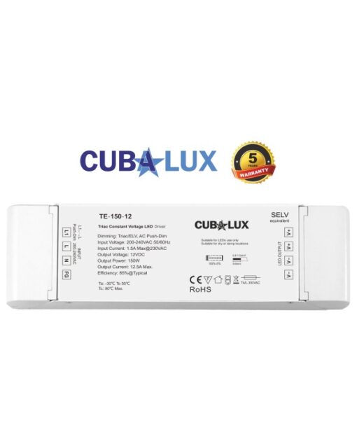 Τροφοδοτικό για LED 150W 12V  Dimmable Μεταλλικό CUBALUX – CL13-1114