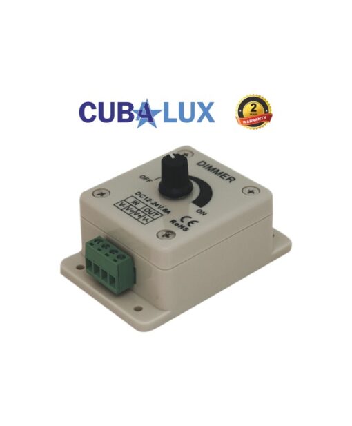 Dimmer Με Ποτενσιόμετρο 8Α 12/24Vdc  CUBALUX CL13-0263