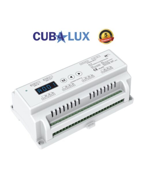 DMX 512/RDM Decoder 12x5A 12/24 Vdc  CUBALUX CL13-0944