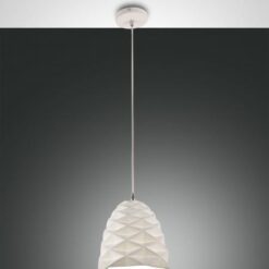 Κρεμαστό Φωτιστικό   Fabas Luce Duchessa E27 Λευκό     – 3533-40-102
