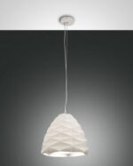 Κρεμαστό Φωτιστικό   Fabas Luce Duchessa E27 Λευκό     – 3533-45-102