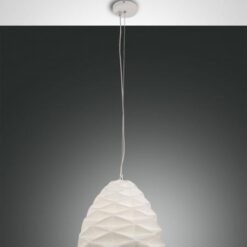 Κρεμαστό Φωτιστικό   Fabas Luce Duchessa E27 Λευκό     – 3533-45-102