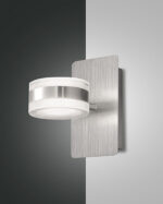 Φωτιστικό Τοίχου  Fabas Luce Dunk LED 16W  Αλουμίνιο   1510lm Θερμό 3000K – 3239-21-212