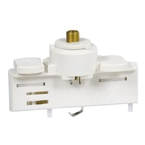 ΑΝΤΑΠΤΟΡΑΣ ΡΑΓΑΣ 4 ΓΡΑΜΜΩΝ 96X49 ΛΕΥΚΟΣ EUROLAMP – 145-59117