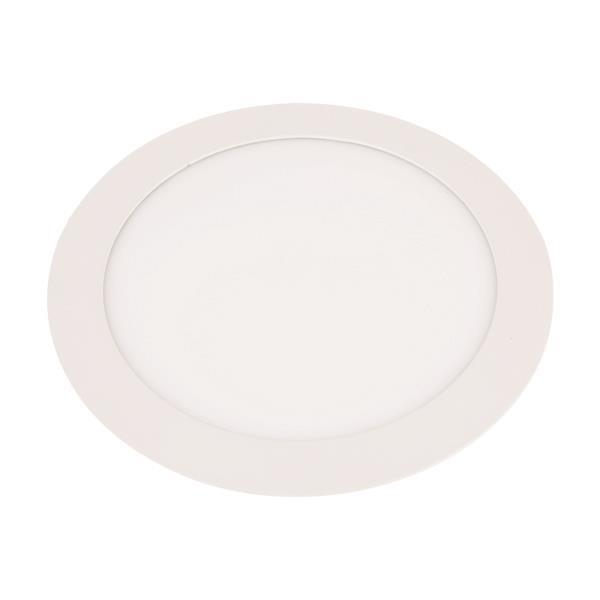 LED PANEL ΧΩΝΕΥΤΟ SLIM Φ145 9W 6500K ΛΕΥΚΟ PLUS EUROLAMP 145-68609