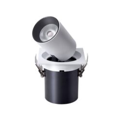 ΣΠΟΤ ΧΩΝΕΥΤΟ ΚΙΝΗΤΗ ΒΑΣΗ 12W Φ110 4000Κ ΛΕΥΚΟ EUROLAMP – 145-65020