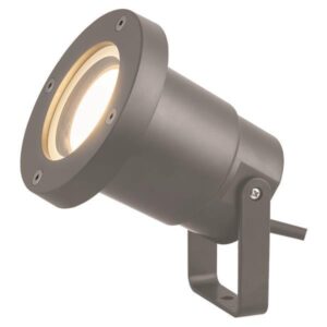 ΣΠOT ΚΗΠΟΥ ΠΛΑΣΤΙΚΟ GU10 IP65 230V Φ95X100 ΓΚΡΙ EUROLAMP 145-82025