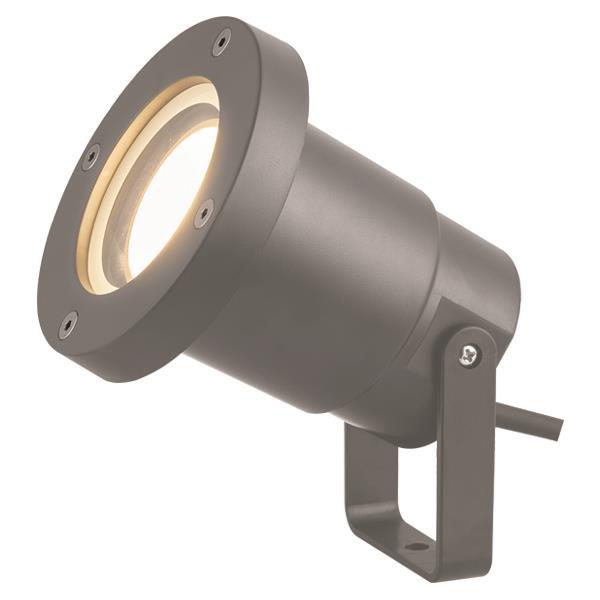 ΣΠOT ΚΗΠΟΥ ΠΛΑΣΤΙΚΟ GU10 IP65 230V Φ95X100 ΓΚΡΙ EUROLAMP 145-82025