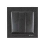 ΔΙΑΚΟΠΤΗΣ ΤΡΙΠΛΟΣ ΑΠΛΟΣ ΜΑΥΡΟΣ EUROLAMP – 152-10308