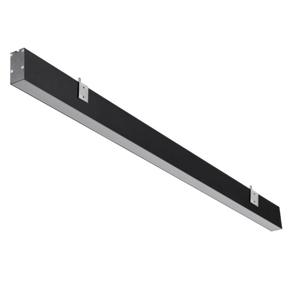 GloboStar® FELIX 61028-W Γραμμικό Φωτιστικό Τοίχου – Απλίκα Linear LED CCT 54W 6500lm 120° AC 220-240V Μ120 x Π3.5 x Υ7cm – Εναλλαγή Φωτισμού μέσω Τηλεχειριστηρίου All In One Ψυχρό 6000k+Φυσικό 4500k+Θερμό 2700k Dimmable – Μαύρο – 3 Years Warranty