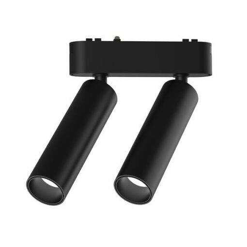 ΣΠΟΤ ΜΑΓΝΗΤΙΚΗΣ ΡΑΓΑΣ ULTRA SLIM ΜΑΥΡΟ 2x7W 3CCT EUROLAMP – 145-59507