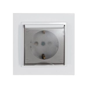 ΠΡΙΖΑ ΣΟΥΚΟ ΚΑΠΑΚΙ ΚΟΥΜΠΟΤΗ 16A ΜΕ ΠΑΙΔΙΚΗ ΠΡΟΣΤΑΣΙΑ ΛΕΥΚΗ EUROLAMP – 152-10134