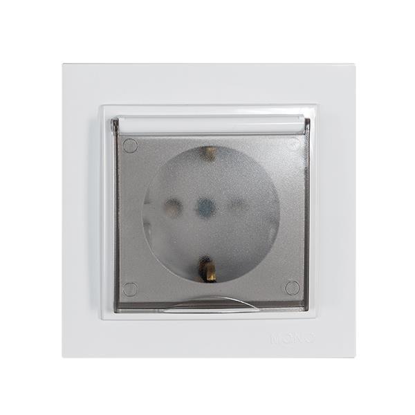 ΠΡΙΖΑ ΣΟΥΚΟ ΚΑΠΑΚΙ ΚΟΥΜΠΟΤΗ 16A ΜΕ ΠΑΙΔΙΚΗ ΠΡΟΣΤΑΣΙΑ ΛΕΥΚΗ EUROLAMP – 152-10134