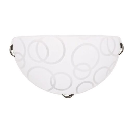 ΑΠΛΙΚΑ ΤΟΙΧΟΥ “LEIA” Φ30 Ε27 ΛΕΥΚΟ/ ΝΙΚΕΛ EUROLAMP 145-22400