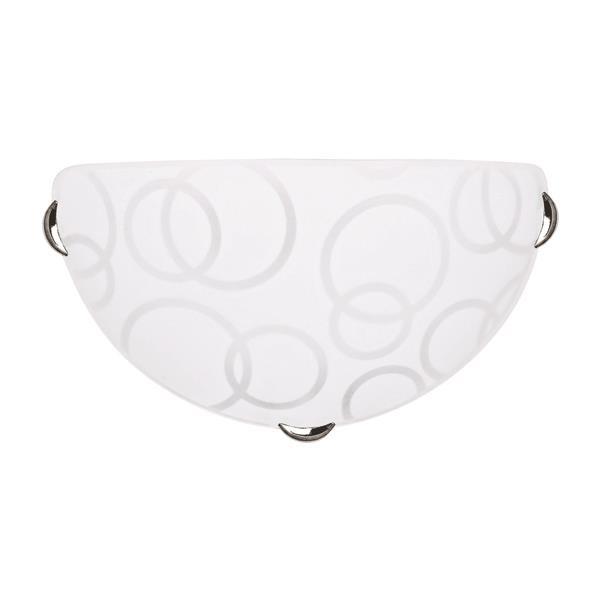 ΑΠΛΙΚΑ ΤΟΙΧΟΥ “LEIA” Φ30 Ε27 ΛΕΥΚΟ/ ΝΙΚΕΛ EUROLAMP 145-22400