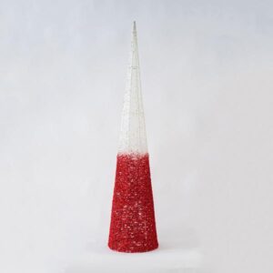 ΔΕΝΤΡΟ ΚΩΝΟΣ, ΛΕΥΚΟ-ΚΟΚΚΙΝΟ, 25x110cm EUROLAMP – 600-45625