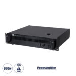 GloboStar® FDB CA660 98015 Power Amplifier – Επαγγελματικός Ενισχυτής Ηχείων Εγκαταστάσεων 100V – Frequency Response 60Hz-20Khz – AC 220V/50-60Hz – 660W/4Ω – IP20 – Μαύρο – Μ48.5 x Π32 x Υ9cm