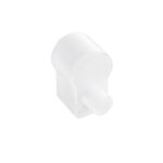 GloboStar® CON-NEONIO 90776 Τάπα Σιλικόνης Σύνδεσης & Τερματική για την NEONIO Digital Neon Flex LED 14.4W/m 12VDC με Π1 x Υ2.3cm – Διάφανη – Μ2.3 x Π1.5 x Υ2.5cm