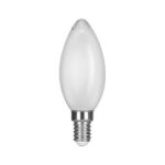 ΛΑΜΠΑ LED ΚΕΡΙ CROSSED FILAMENT 6.5W E14 4000K 220-240V MILKY EUROLAMP – 147-78151