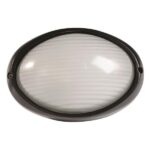 ΑΠΛΙΚΑ ΤΟΙΧΟΥ OBAΛ ΑΛΟΥΜΙΝΙΟΥ ΜΑΥΡH EUROLAMP 147-55061
