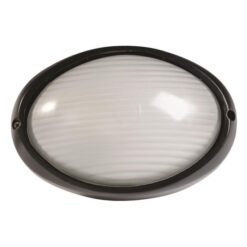 ΑΠΛΙΚΑ ΤΟΙΧΟΥ OBAΛ ΑΛΟΥΜΙΝΙΟΥ ΜΑΥΡH EUROLAMP 147-55061