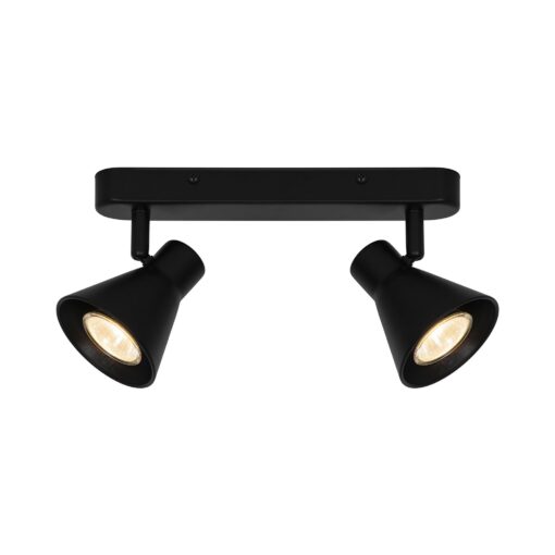 Nordlux Eik 2  Σποτ Φωτιστικό  Μαύρο GU10  Μεταλλικό –  45770103