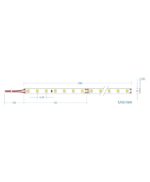 LED Ταινία 12W 24V CUBALUX Dimmable  1236lm/m  Θερμό 2700K 5 Μέτρα CL77-0033