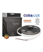 LED Ταινία 12W 24V CUBALUX Dimmable 1236lm/m Αδιάβροχη IP67 Θερμό 2700K 5 Μέτρα CL77-0053