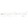 LED Ταινία 12W 24V CUBALUX Dimmable 1236lm/m Αδιάβροχη IP67 Θερμό 2700K 5 Μέτρα CL77-0053