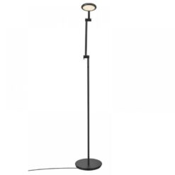 Nordlux Bend Single Φωτιστικό Δαπέδου Μαύρο LED 5W 2700K Dimmable –  2112774003