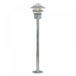 Nordlux Blokhus Φωτιστικό Κήπου Γαλβανιζέ IP54 E27  Γυαλί –  25078031