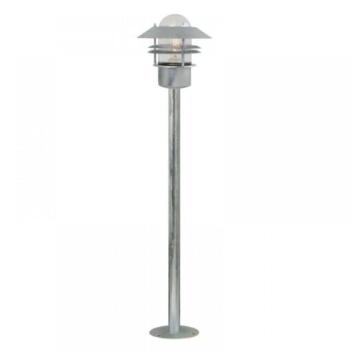 Nordlux Blokhus Φωτιστικό Κήπου Γαλβανιζέ IP54 E27  Γυαλί –  25078031