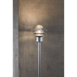 Nordlux Blokhus Φωτιστικό Κήπου Γαλβανιζέ IP54 E27  Γυαλί –  25078031