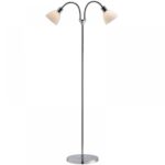Nordlux Ray Double Φωτιστικό Δαπέδου  Νικελ  E14  Γυάλινο/Μεταλλικό –  63224033